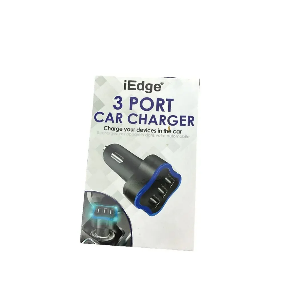 Iedge 3 Port Car Charger